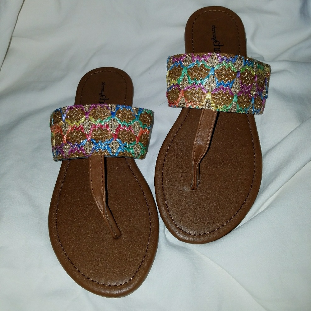 Charming Charlie's Flip Flops Size 8👙👙🕶☉☉🕶🕶